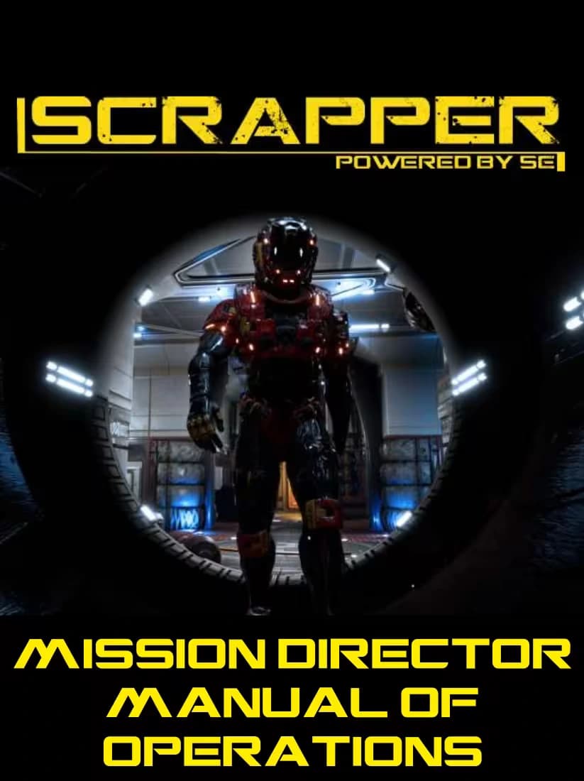 SCRAPPER: POWERED BY 5e MISSION DIRECTORS MANUAL OF OPERATIONS Cover