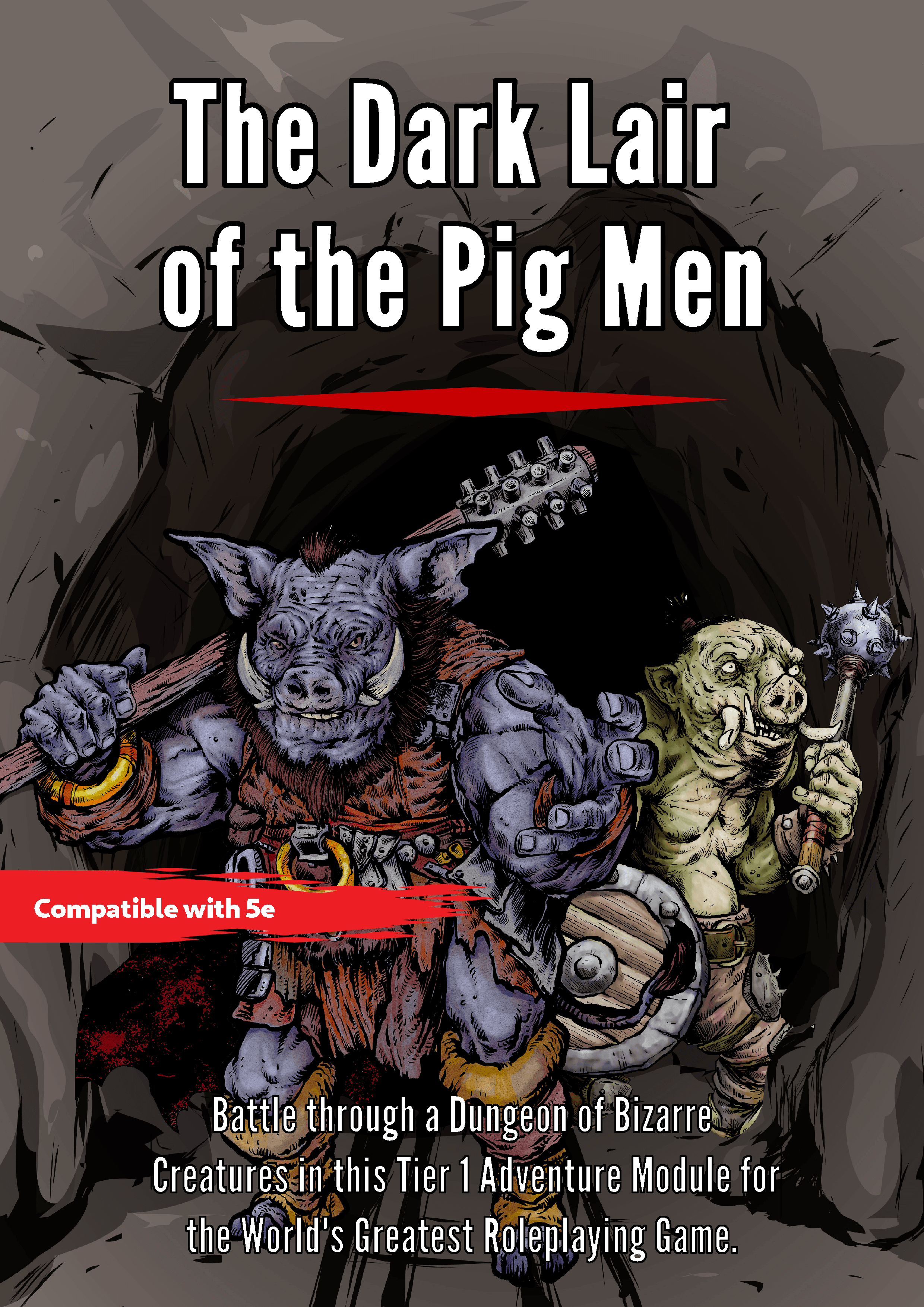THE DARK LAIR OF THE PIG MEN Cover