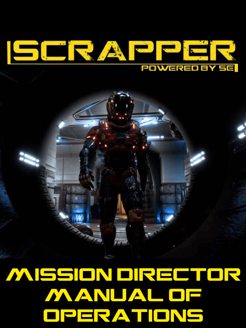 SCRAPPER: POWERED BY 5e MISSION DIRECTORS MANUAL OF OPERATIONS Cover