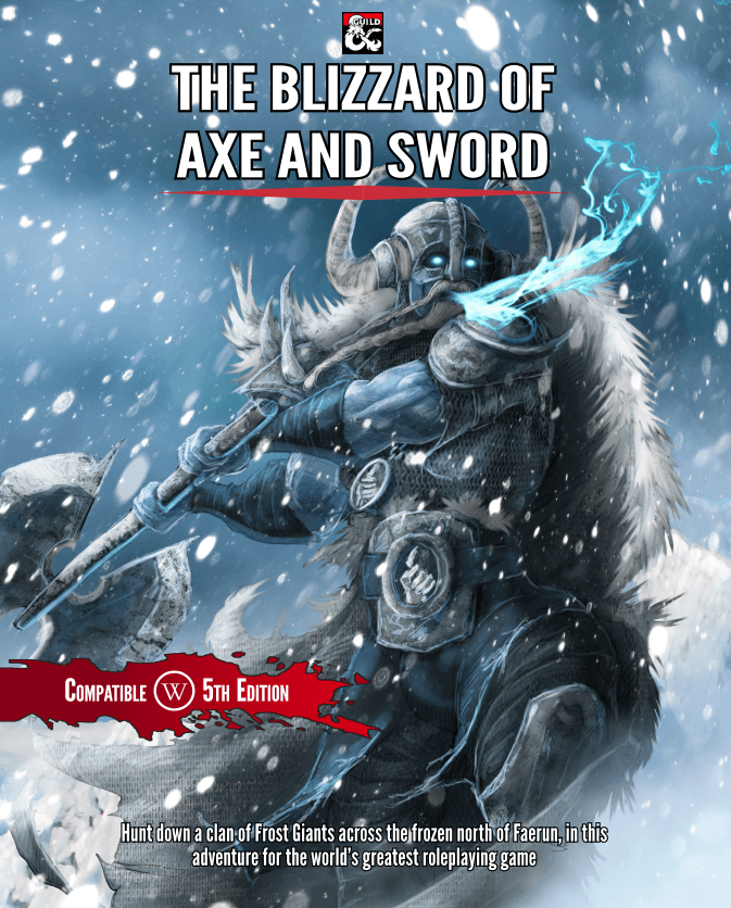 THE BLIZZARD OF AXE AND SWORD Cover