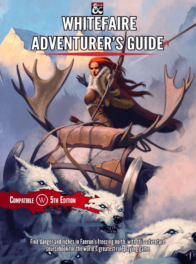 THE WHITEFAIRE ADVENTURERS GUIDE Cover